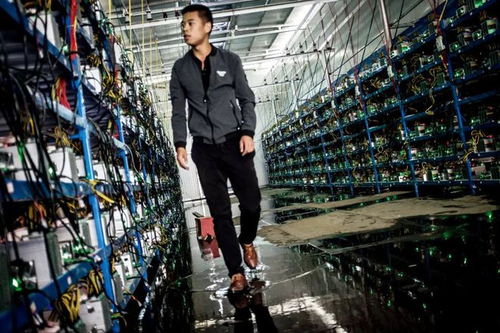 An illustration of a high-performance mining rig in action, showcasing the hardware's role in cryptocurrency extraction